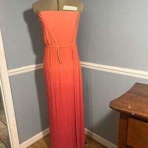 Old Navy Women's M Gradient Pink Strapless Maxi Dress